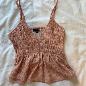 Cotton Candy floral top, size M